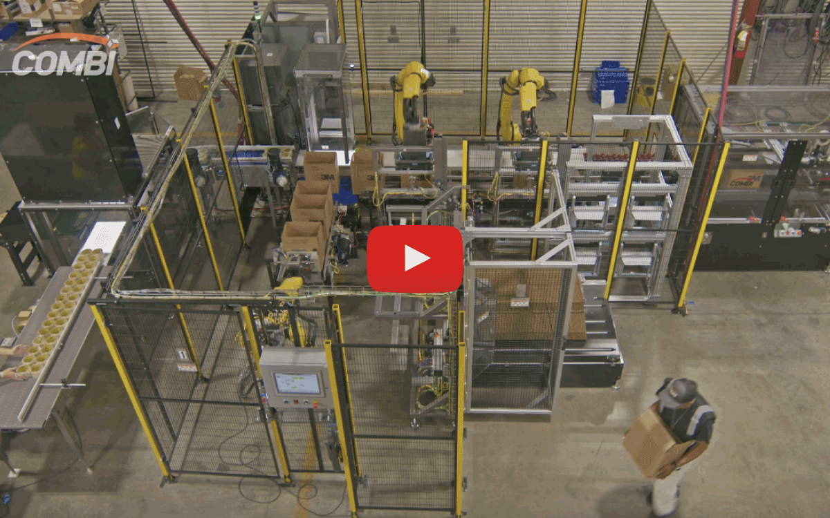 Robotic Case Erecting and Packing